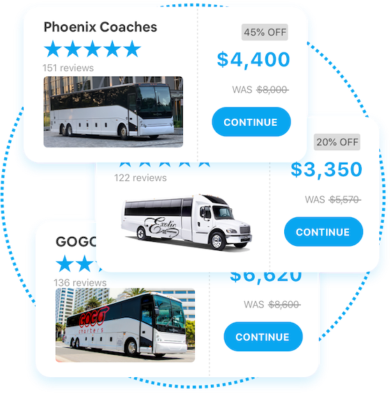 Event Shuttle & Charter Bus Transportation