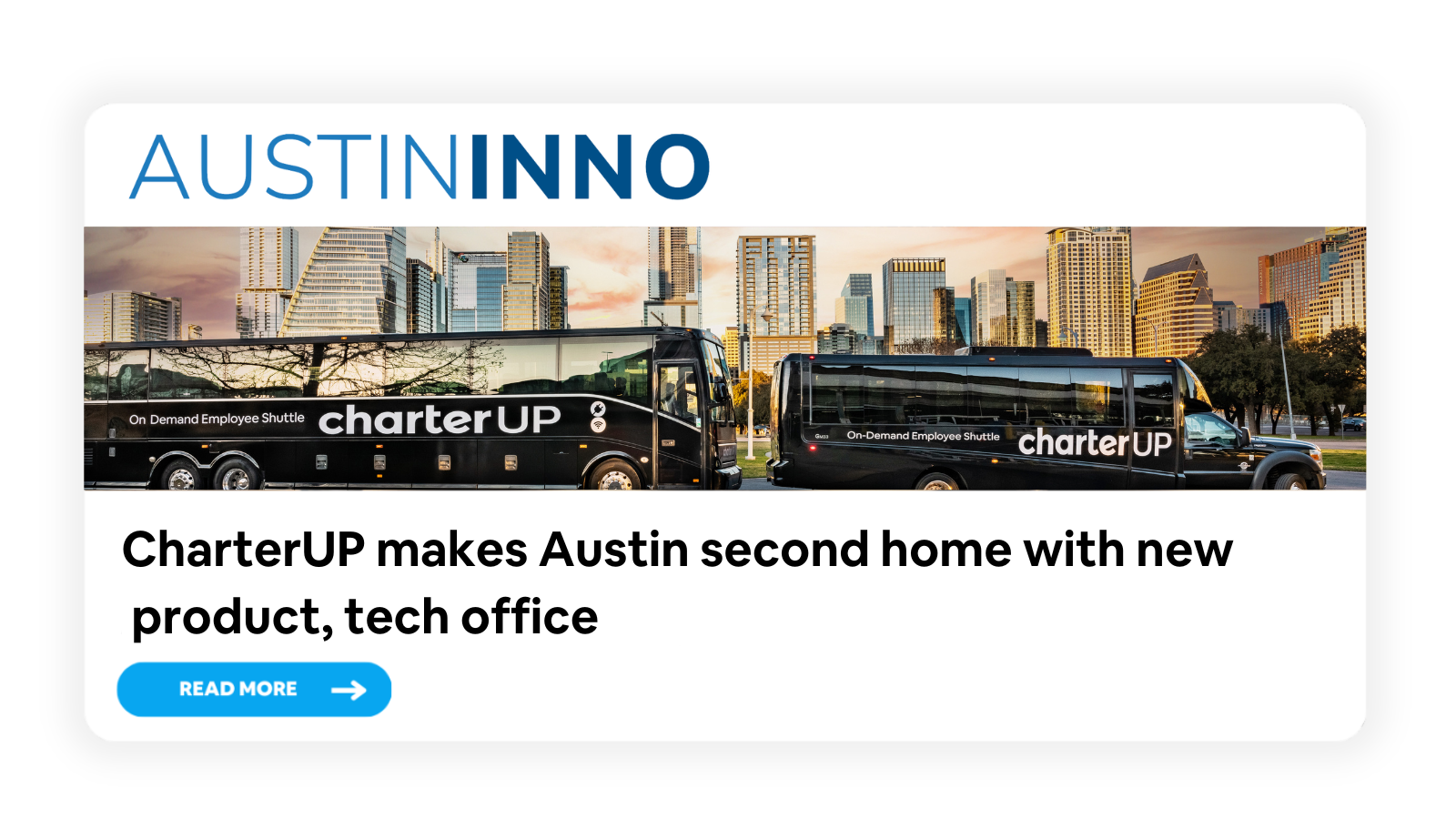 AustinInno Headline: CharterUP Makes Austin Second Home With New Product, Tech Office